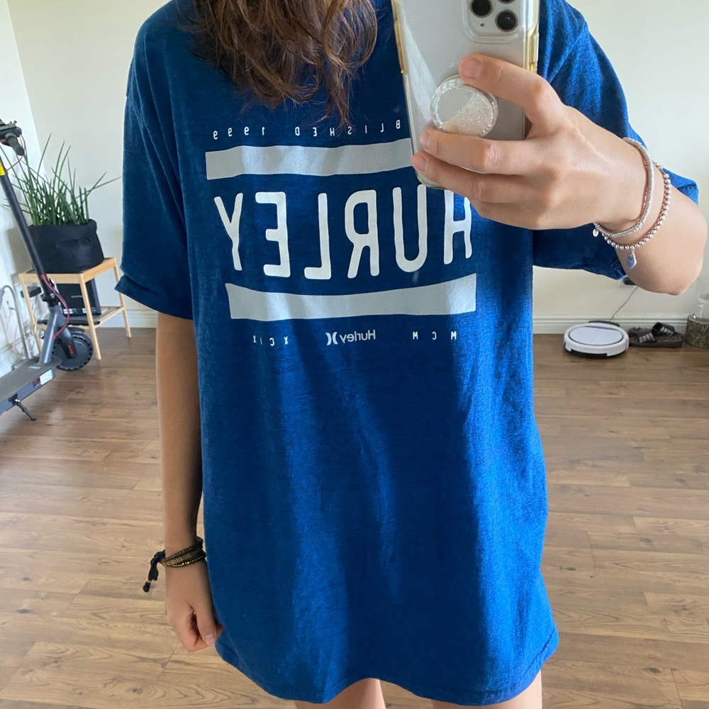 Hurley oversized surf t shirt